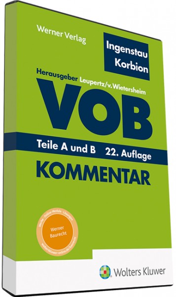 Ingenstau / Korbion, VOB Teile A und B - Kommentar (DVD)
