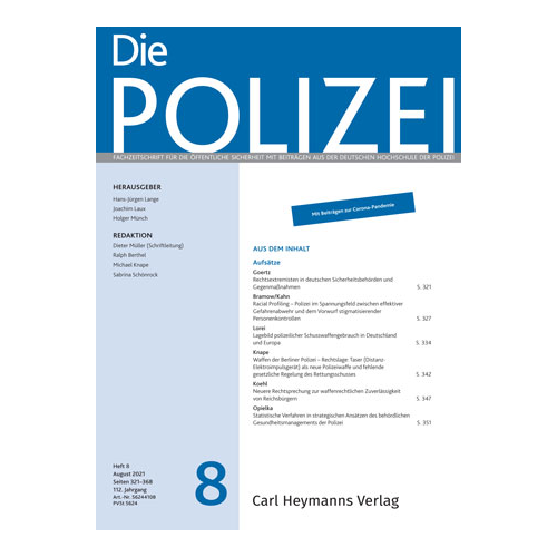 Die Polizei - Heft 8|2021