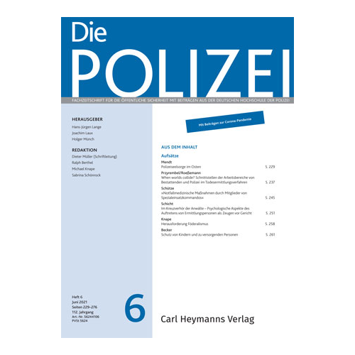 Die Polizei - Heft 6|2021