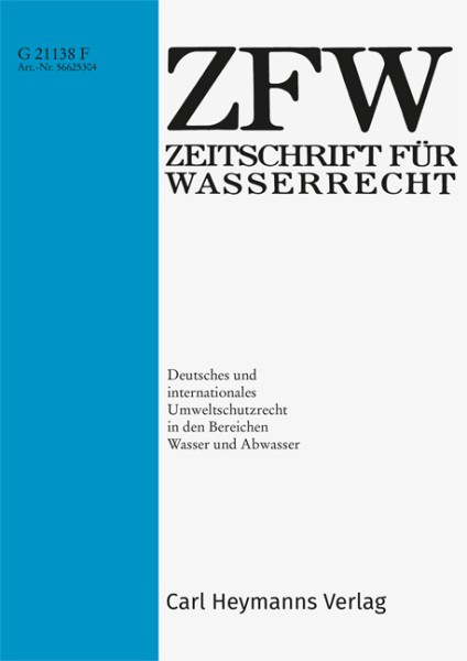 ZfW - Zeitschrift für Wasserrecht - Heft 2|2024