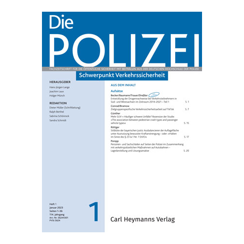 Die Polizei - Heft 1|2023