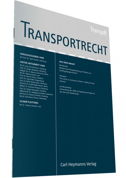 Transportrecht - Heft 11|2022