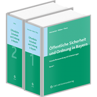 Öffentliche Sicherheit und Ordnung in Bayern (Bände 1-3)