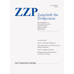 ZZP - Zeitschrift für Zivilprozess