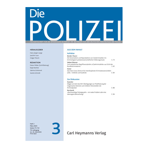 Die Polizei - Heft 3|2023