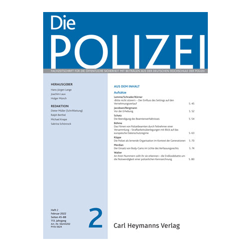 Die Polizei - Heft 2|2022