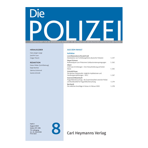 Die Polizei - Heft 8|2023