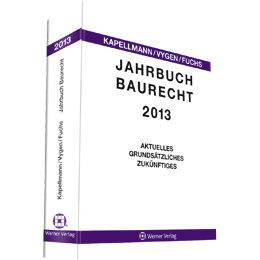 Jahrbuch Baurecht 2013