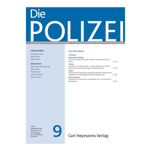 Die Polizei - Heft 9|2022