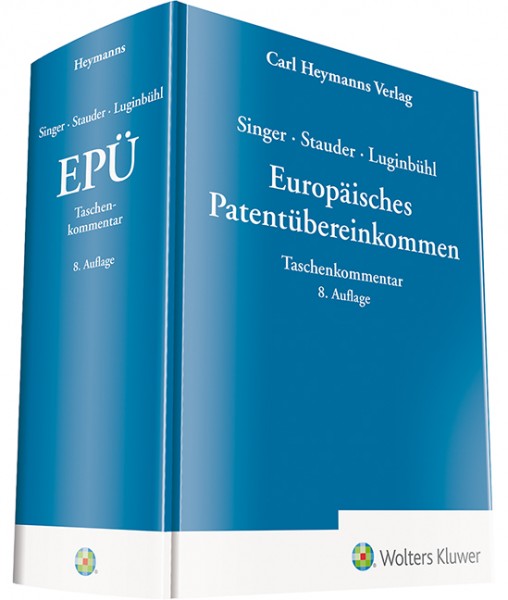 Singer / Stauder / Luginbühl, EPÜ - Europäisches Patentübereinkommen