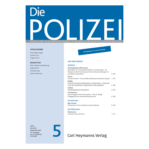 Die Polizei - Heft 5|2021