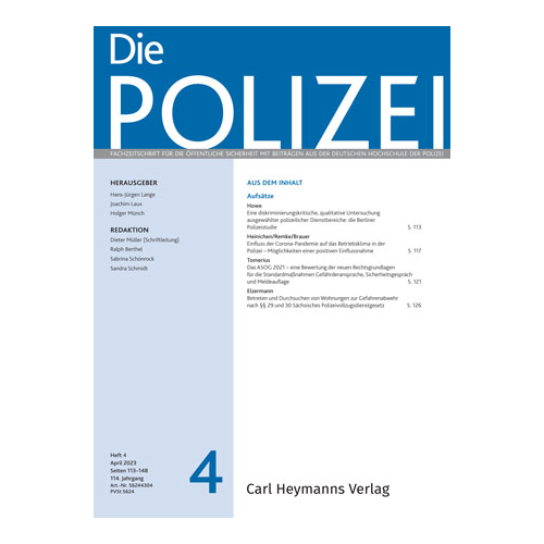 Die Polizei - Heft 4|2023