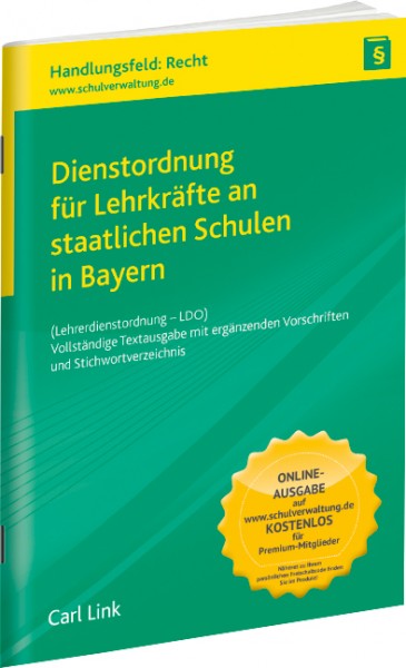 Dienstordnung für Lehrkräfte an staatlichen Schulen in Bayern